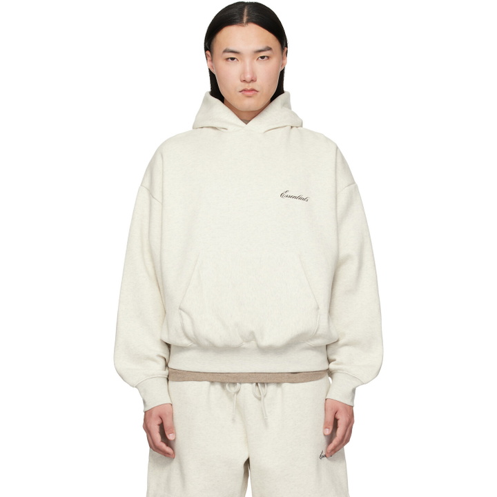 Photo: Fear of God ESSENTIALS Off-White Classic Hoodie