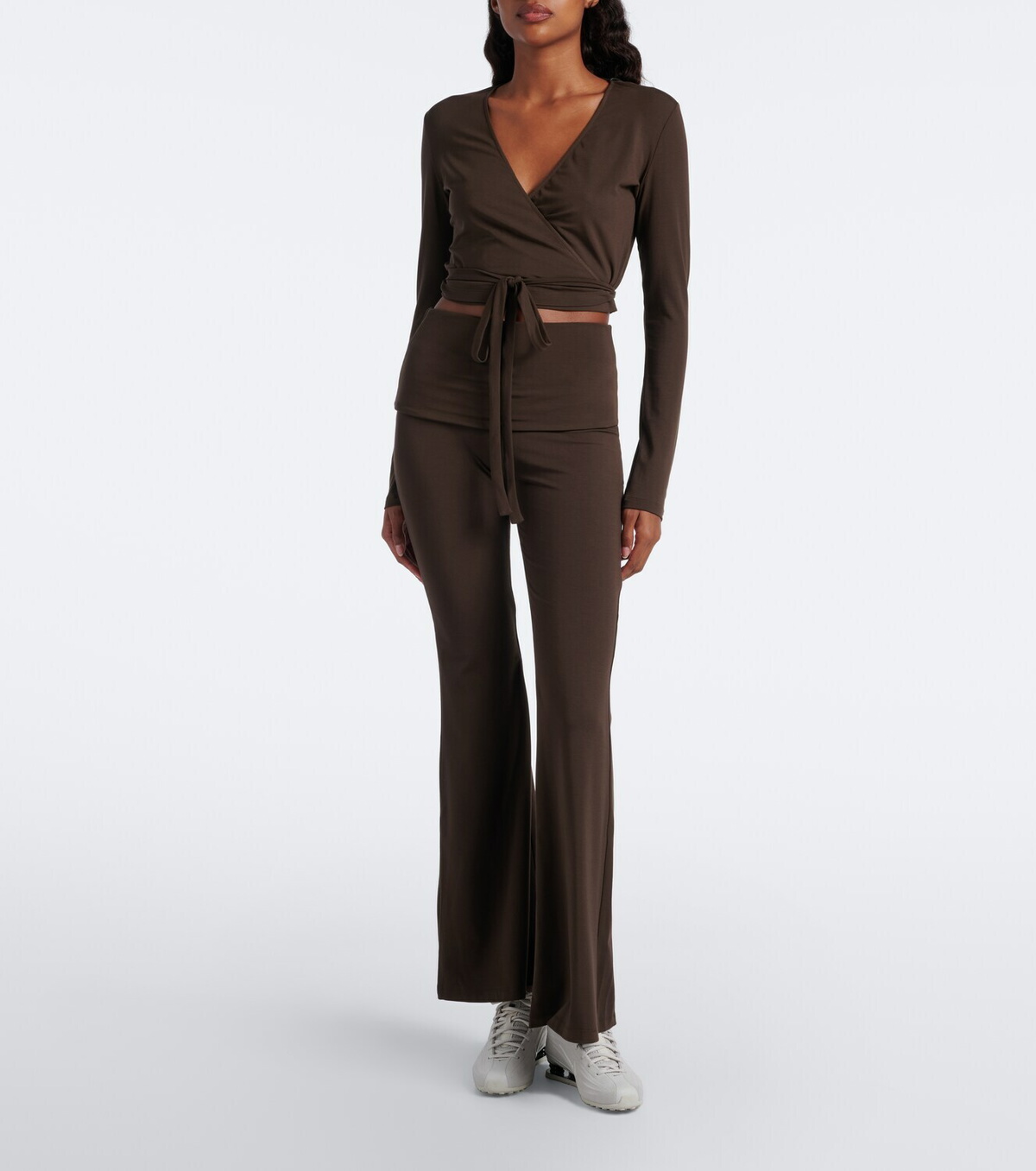 Norba Jersey wrap top
