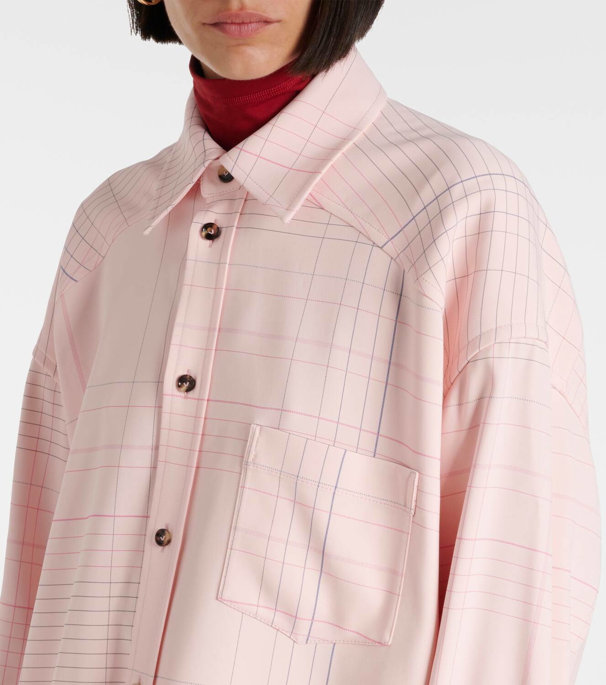 Bottega Veneta Notebook oversized printed shirt