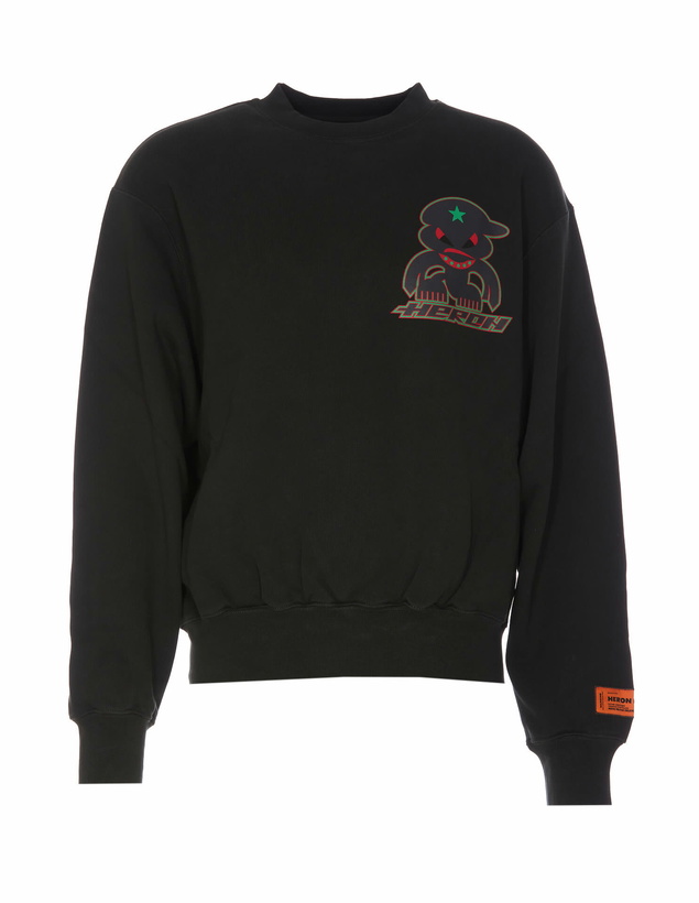 Photo: HERON PRESTON Monster Printed Crewneck Sweatshirt