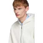 Thom Browne Off-White Chunky Rib Hoodie