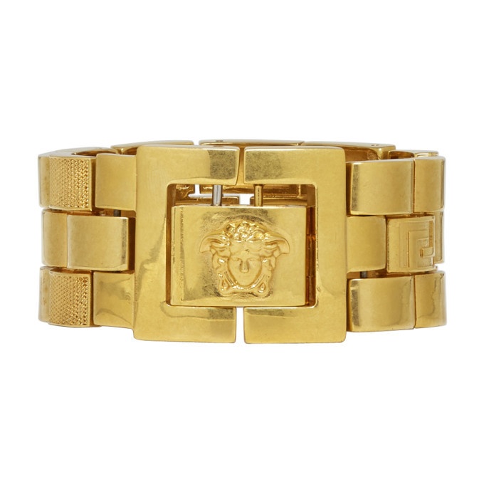 Photo: Versace Gold Watchlink Bracelet