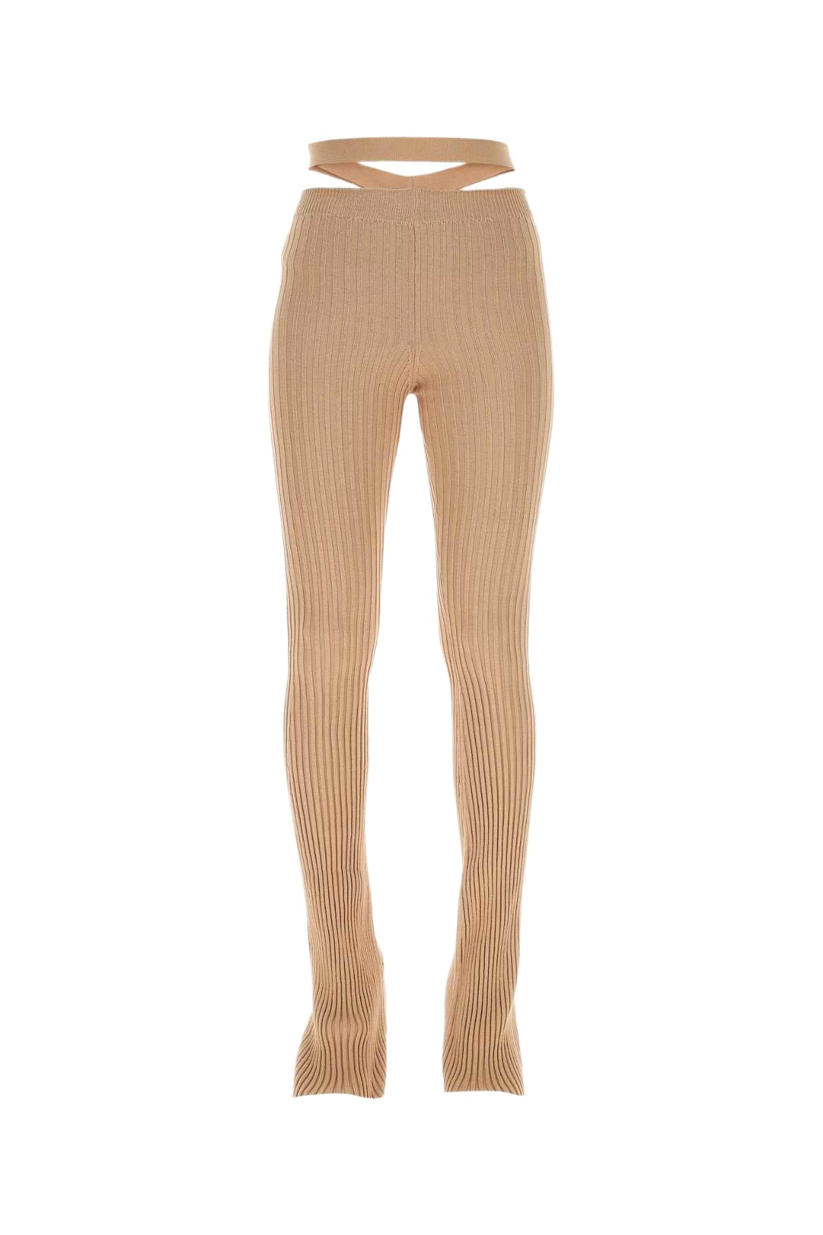 ANDREĀDAMO Skin Pink Stretch Viscose Blend Pant
