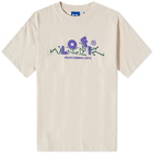 Lo-Fi Men's Performing Arts T-Shirt in Cream