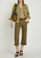 Isabel Marant Helma Ribbed Silk Tank top Bronze