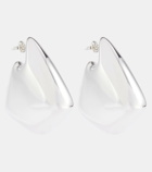 Bottega Veneta Fin Large sterling silver earrings