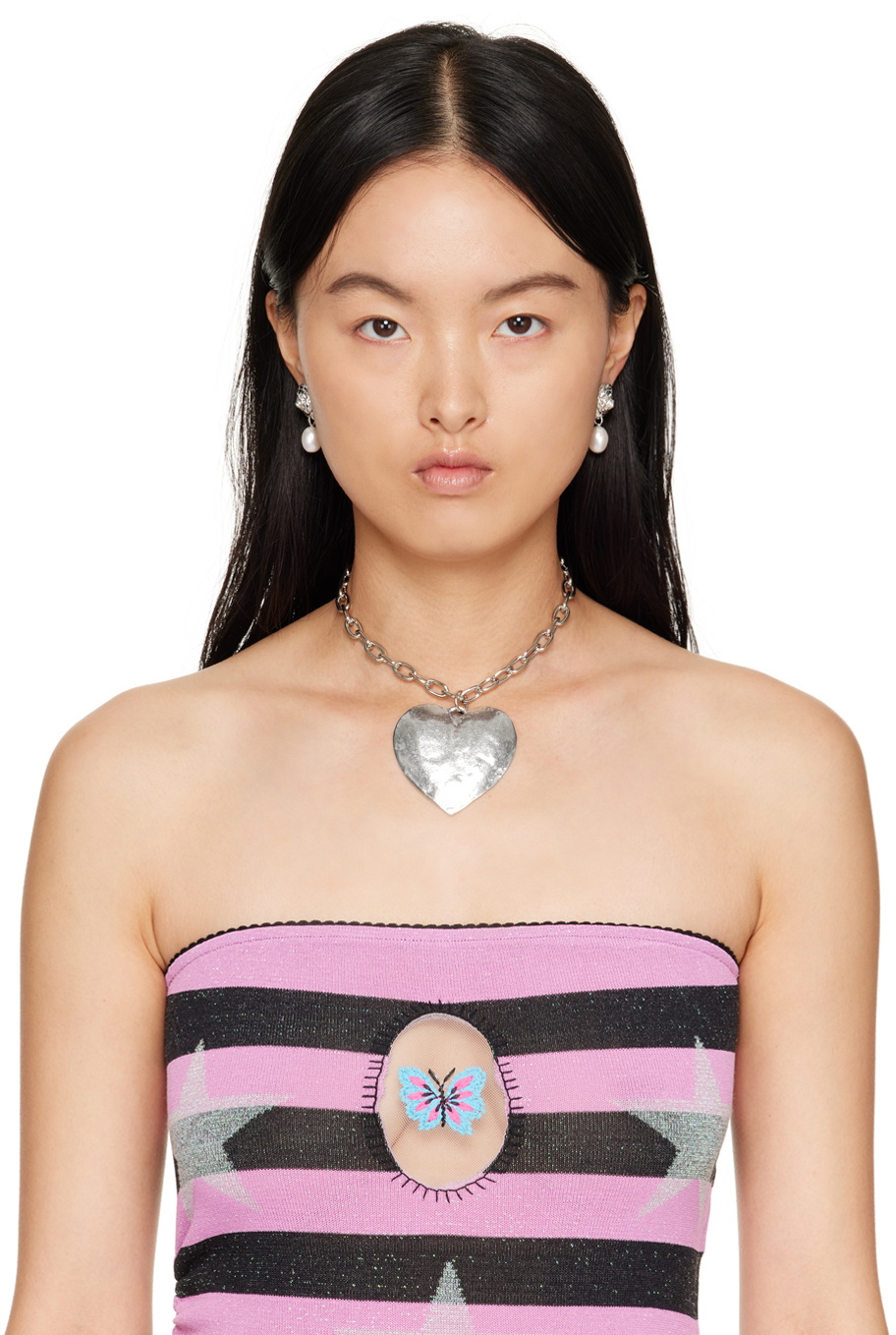 Mondo Mondo Silver Infatuation Necklace