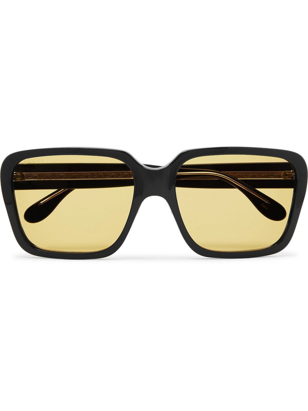 Photo: GUCCI - Square-Frame Acetate Sunglasses