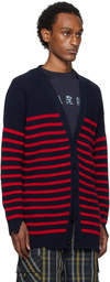 Marni Navy Stripe Cardigan