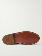 G.H. Bass & Co. - Weejuns Heritage Suede Backless Penny Loafers - Brown