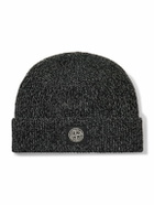 Stone Island - Logo-Appliquéd Reflective Ribbed-Knit Beanie