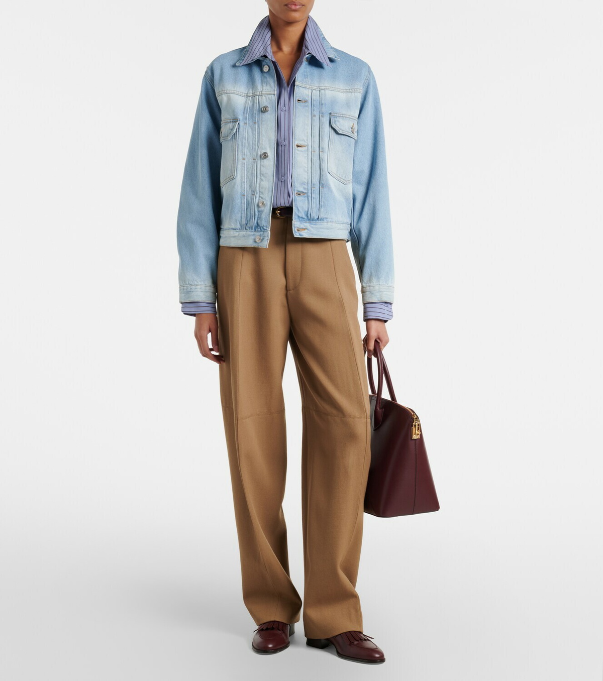 Victoria Beckham Faded denim jacket