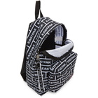 Eastpak Black and White Branded Padded Pakr Backpack