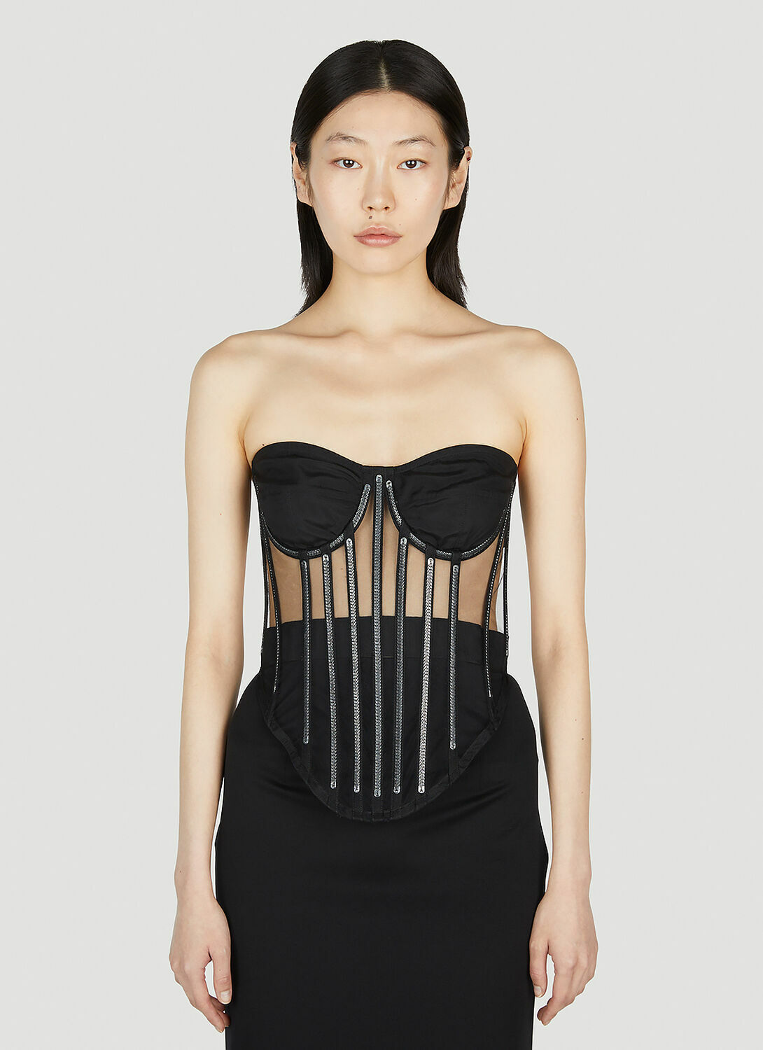 Dolce & Gabbana Kim Embellished Corset Top