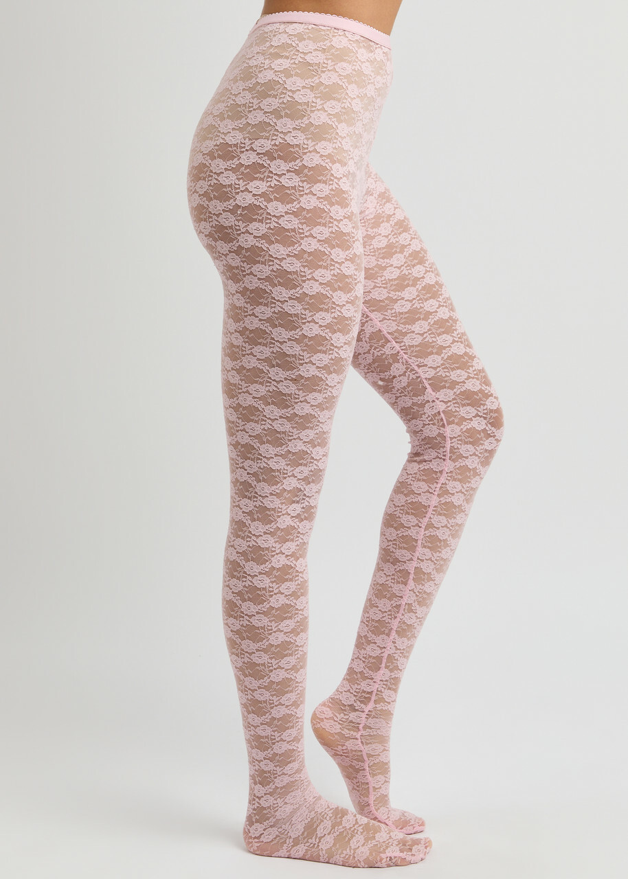 SELF PORTRAIT 【関税送料込】C.Kane lace tights Self-portrait X Christopher Kane Lace Tights Pink Self-Portrait