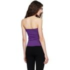 FLORE FLORE Purple Bes Bandeau Top