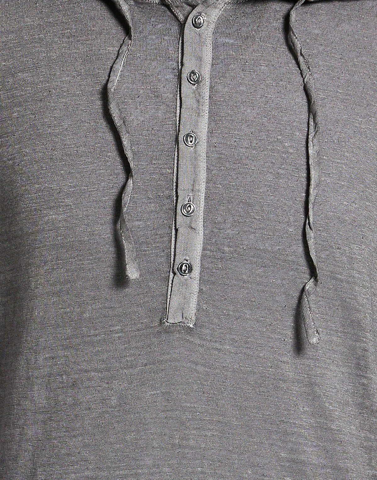 120% Lino Mens T-shirt in Grey