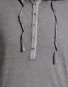 120% Lino Mens T-shirt in Grey