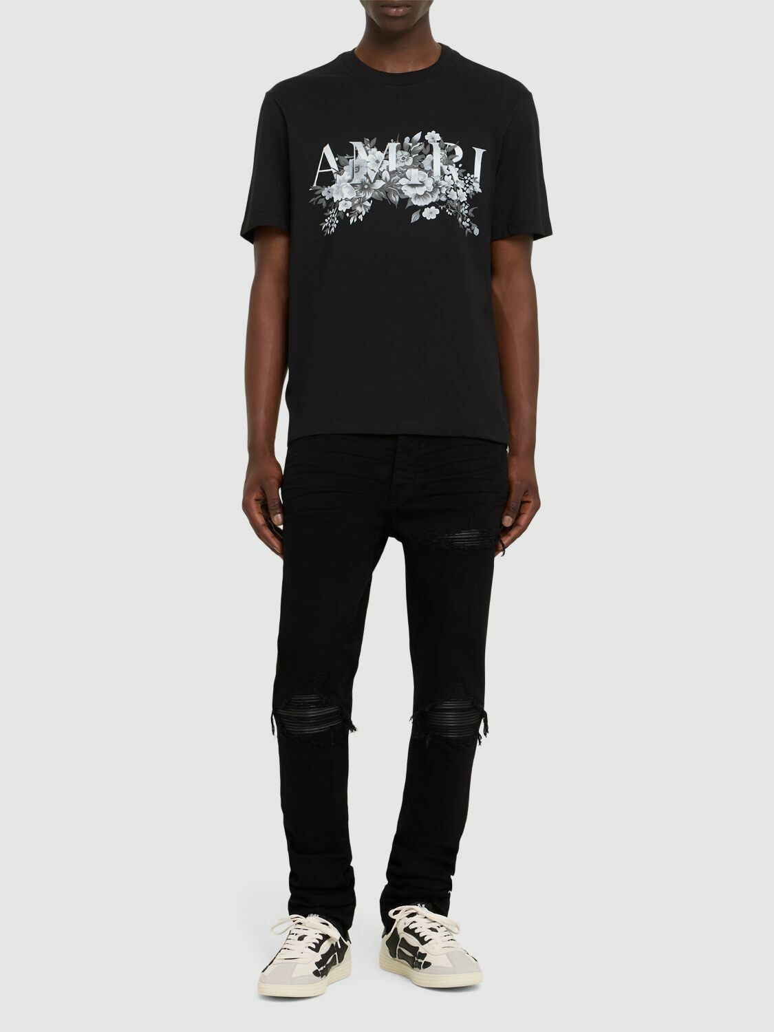 関税送料込み■Amiri■Amiri Garden コットンTシャツ AMIRI Garden T-shirt | White | FARFETCH
