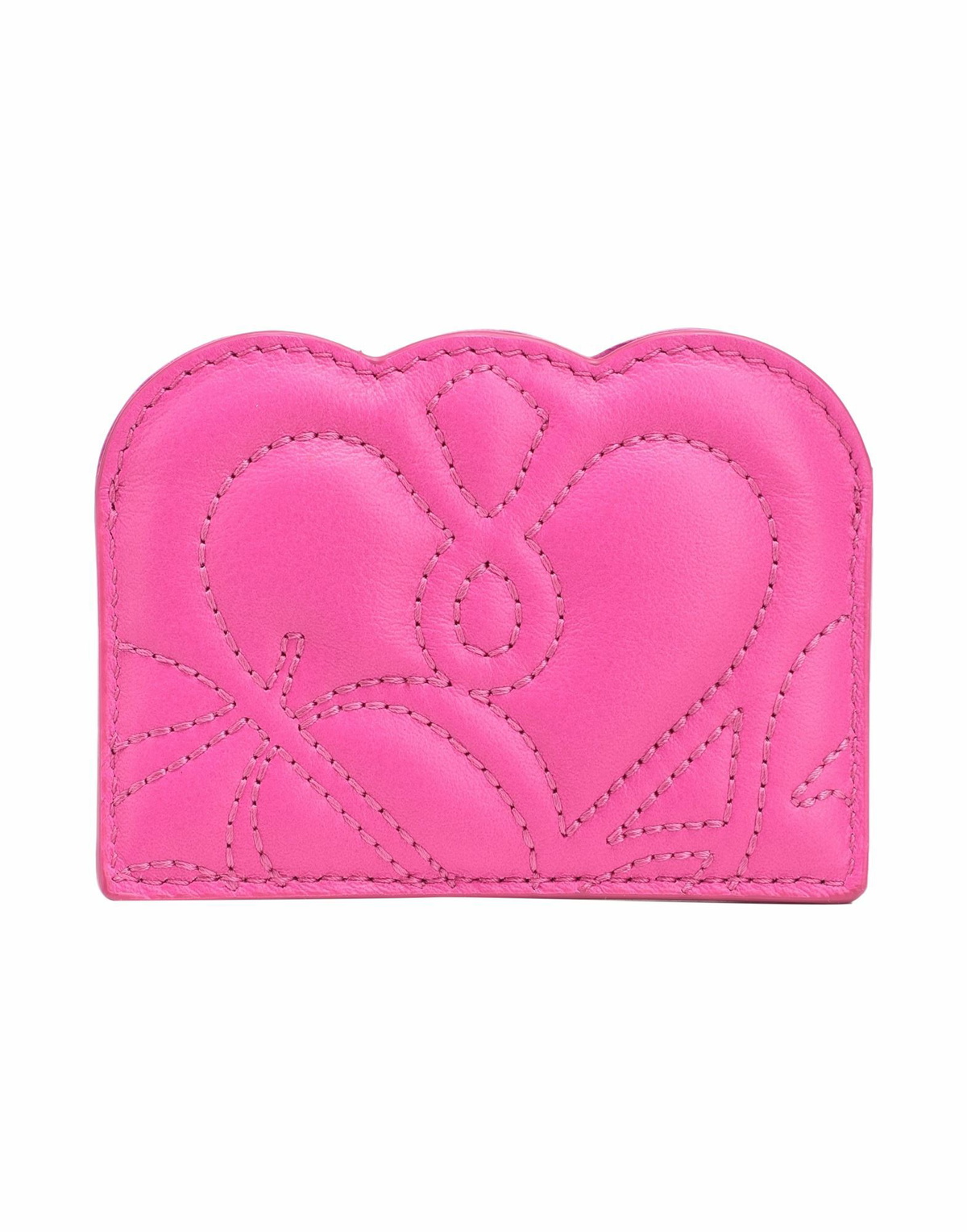 Mcqueen Womens Cardholder in Magenta