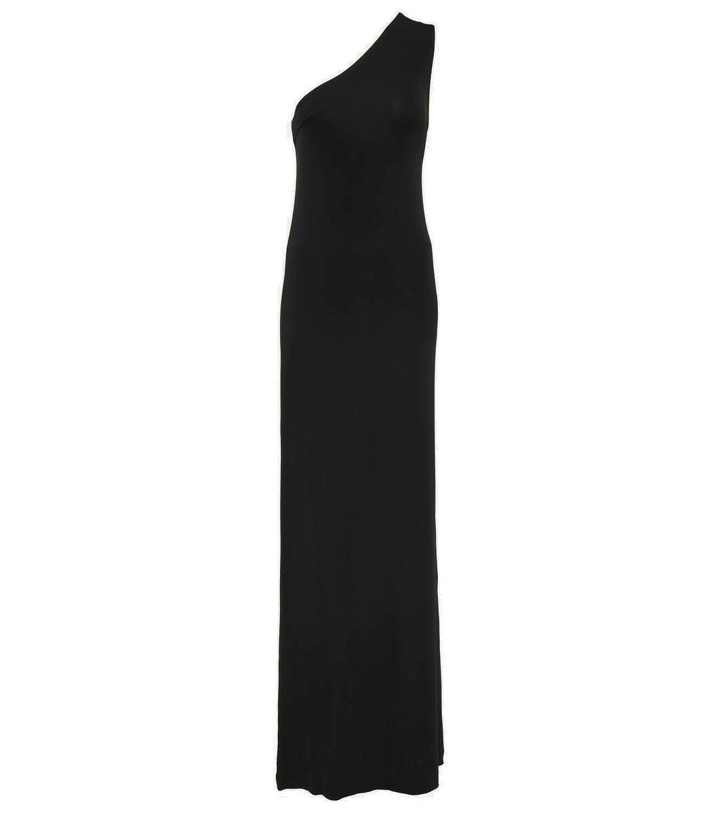 Photo: Nili Lotan Raquel one-shoulder jersey maxi dress