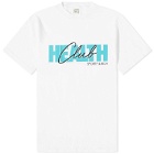 Sporty & Rich 80s Club T-Shirt in White/Dolphin