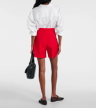 Max Mara Jessica high-rise virgin wool shorts