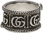 Gucci Silver Double G Ring