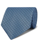 Ermenegildo Zegna - 8cm Silk-Jacquard Tie - Men - Blue