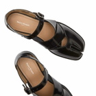 Maison Margiela Women's Tabi Leather Sandals in Black