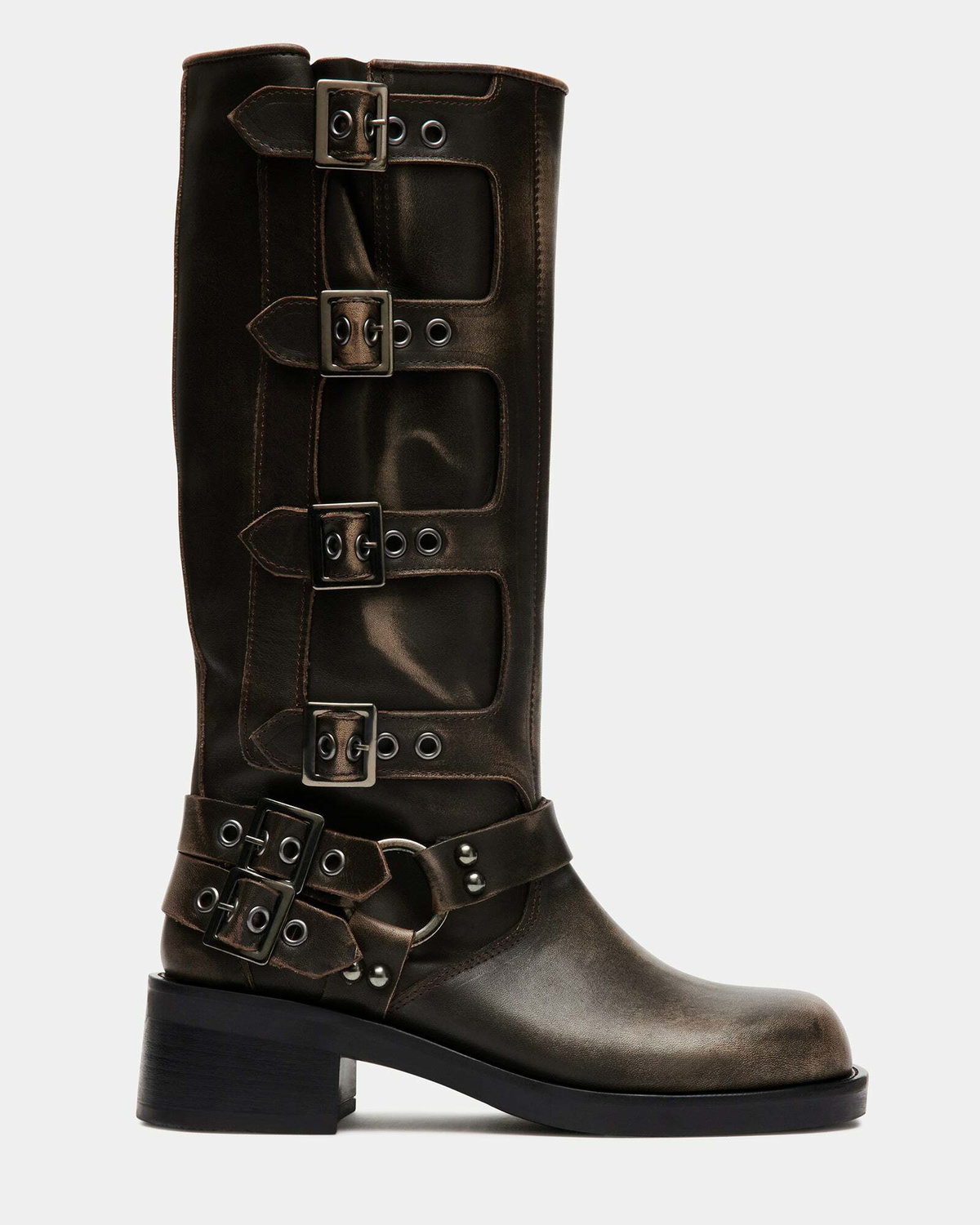 Steve Madden Rockyy Boots in Brown