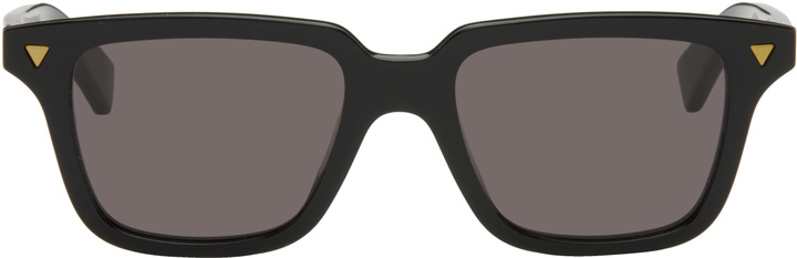 Photo: Bottega Veneta Black Square Sunglasses
