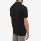 C.P. Company Men's Patch Logo Polo Shirt in Black