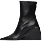 Off-White Black Dolls Wedge Ankle Boots