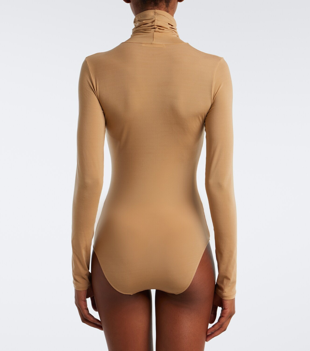 The Row Basile jersey turtleneck bodysuit