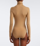 The Row Basile jersey turtleneck bodysuit