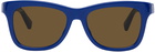 Balenciaga Blue Square Sunglasses