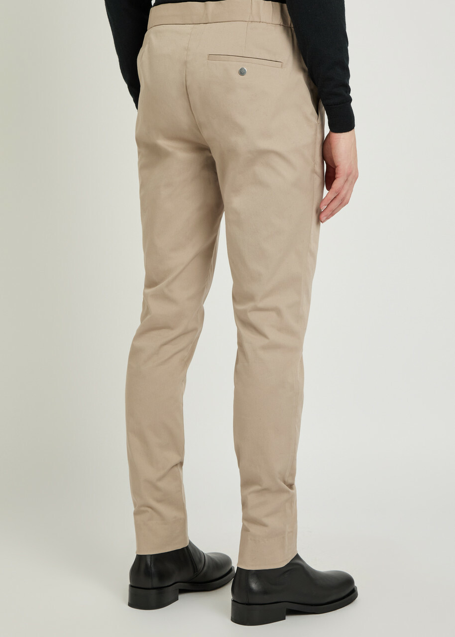 Lestrange 24 Hour Slim-leg Cotton-blend Trousers Beige