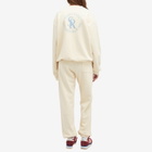 Sporty & Rich S&R Sweatshirt in Cream/Sky Blue