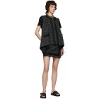 Sacai Black Wool Summer Tweed Vest