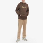 Foret Men's Maple Logo Hoody in Dark Brown/Khaki