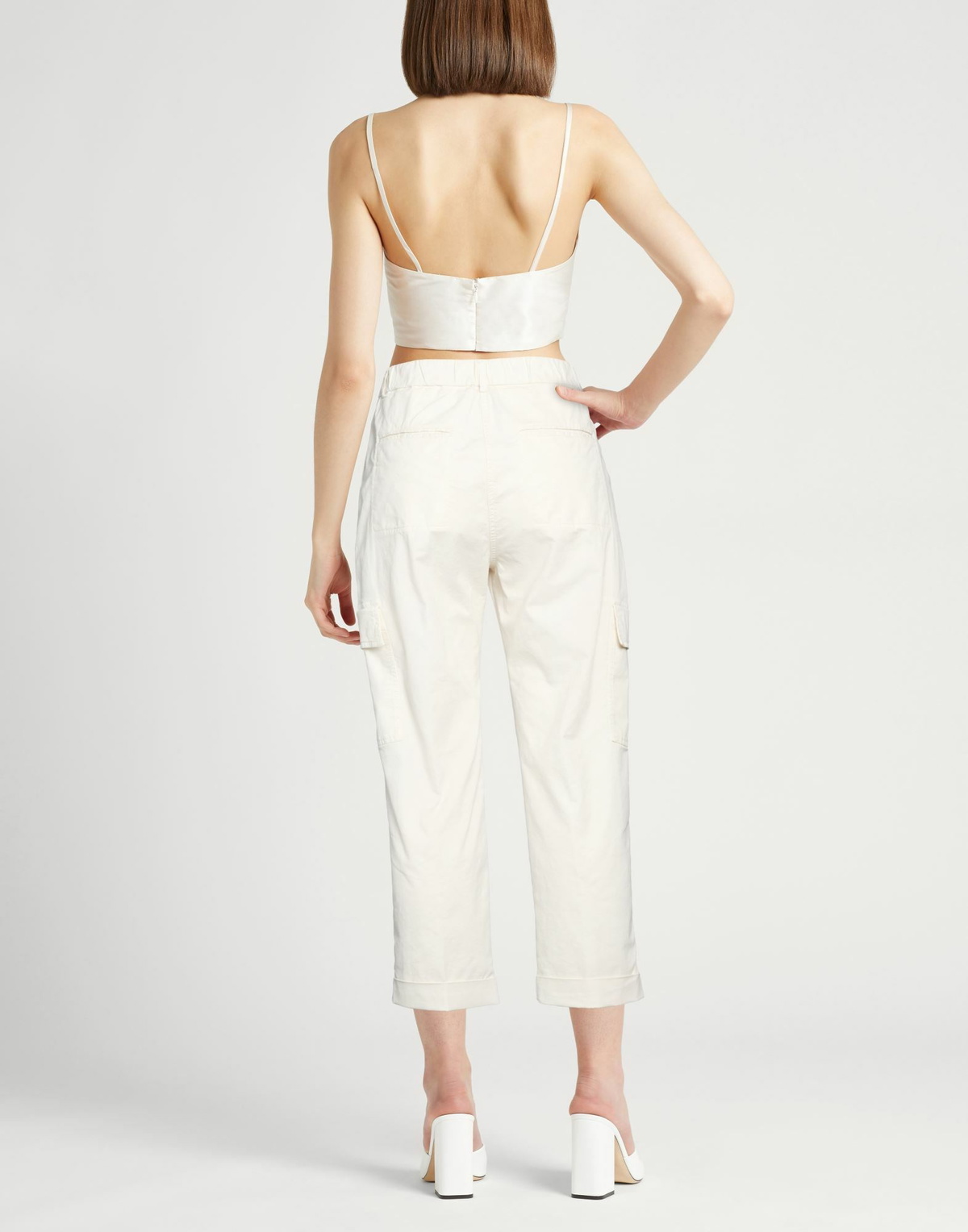 Peserico Womens Pants in White