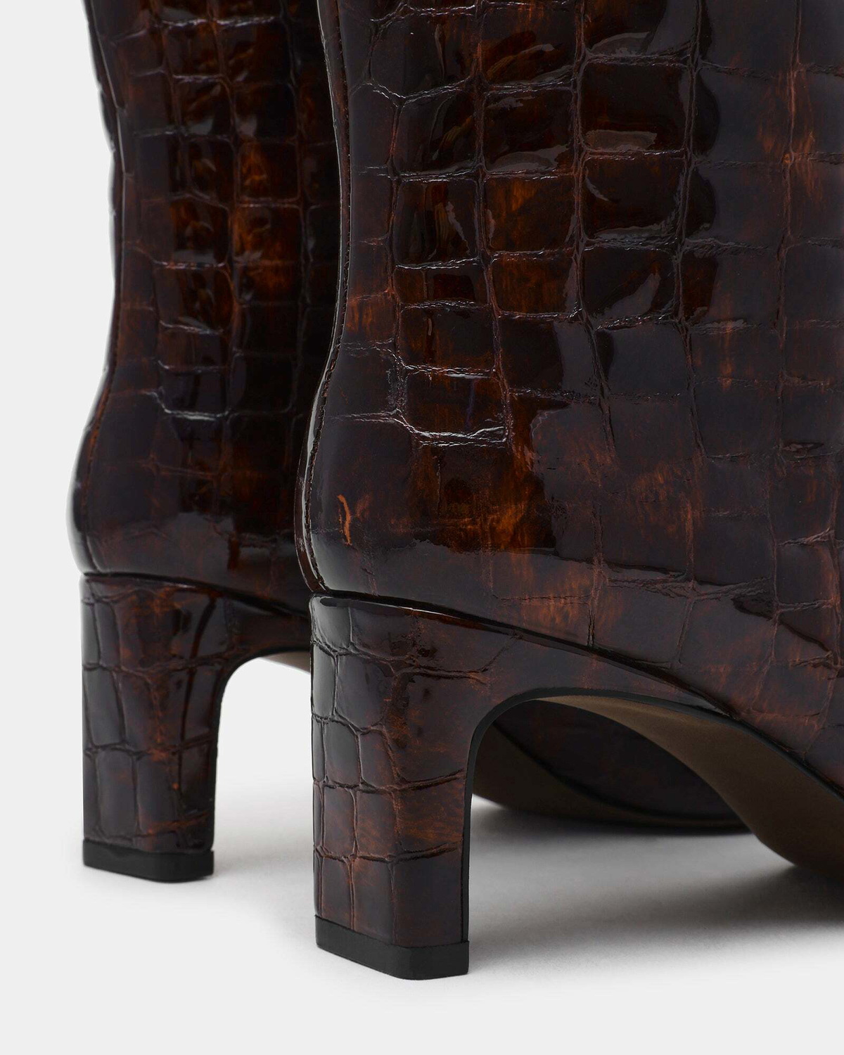 Steve Madden Jendi Boots in Tortoise Exotic