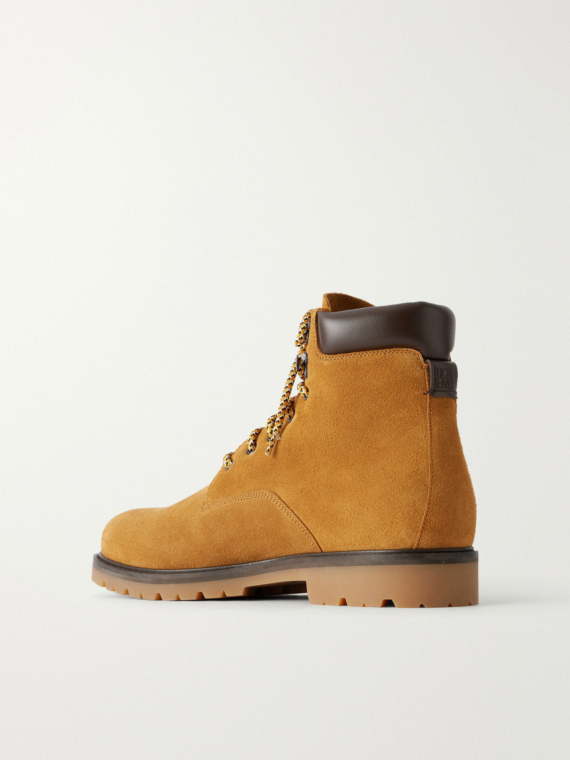 TOTEME - Shearling-Lined Suede Boots - Brown