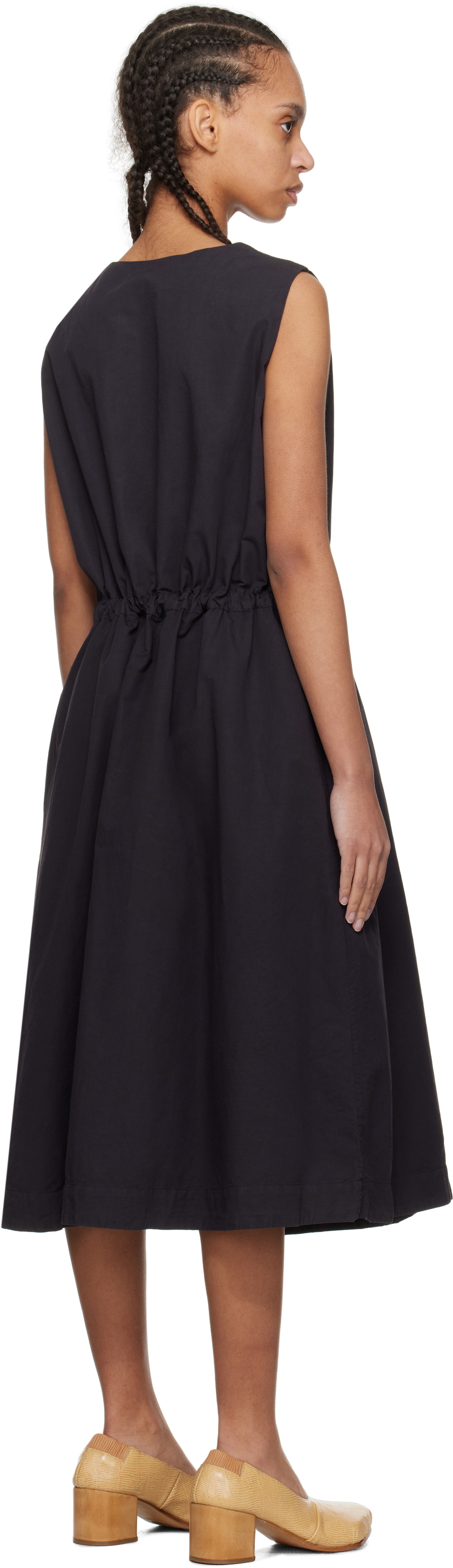 CASEY CASEY Navy BB Midi Dress
