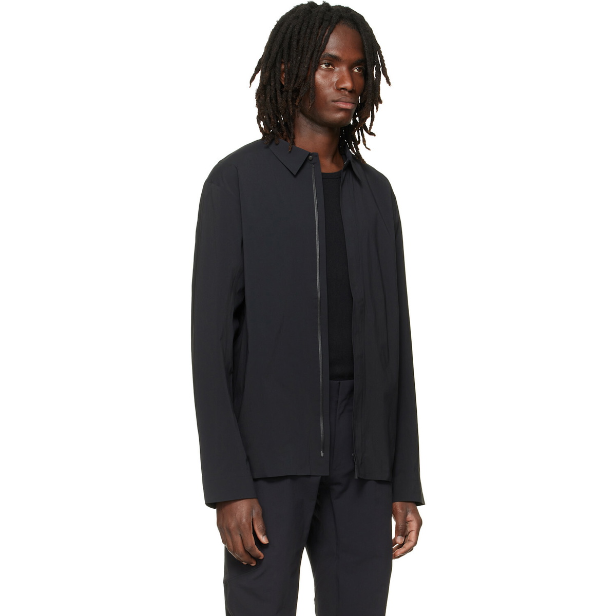 Veilance Black Metry L/S Shirt