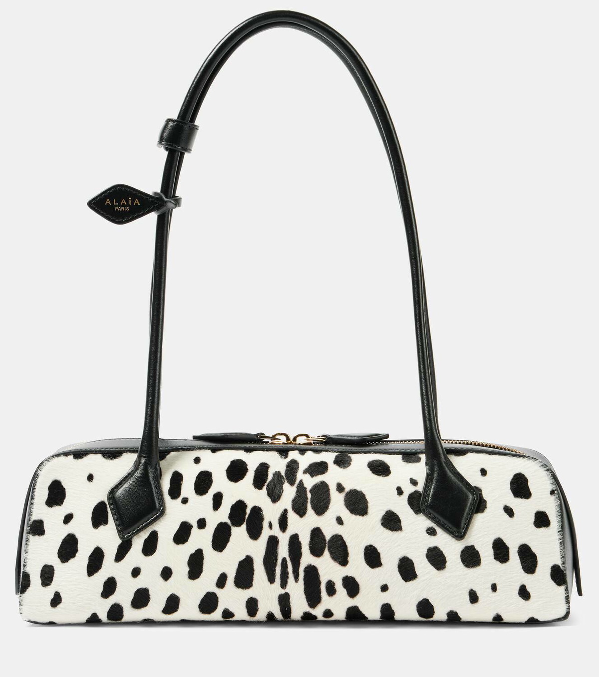 Alaïa Le Teckel Medium calf hair shoulder bag ALAÏA