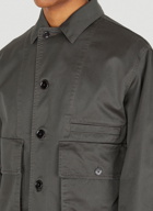 Boxy Blouson Jacket in Grey