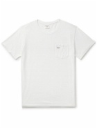 Noah - Core Logo-Print Cotton-Blend Jersey T-Shirt - White