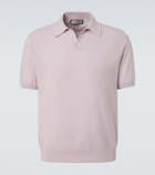 Canali Cotton and silk polo shirt